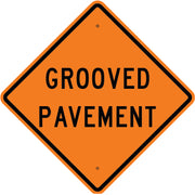 GROOVED PAVEMENT - GROOVED PAVEMENT, 48” DIA, Aluminum (.080) HIP Reflective