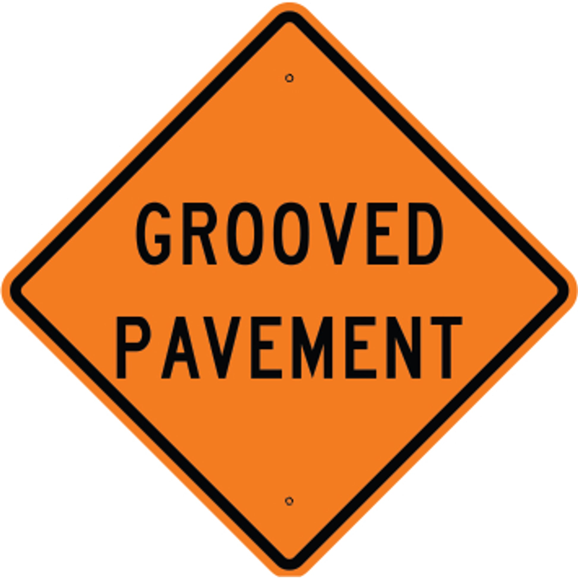 GROOVED PAVEMENT - GROOVED PAVEMENT, 48” DIA, Aluminum (.080) HIP Reflective