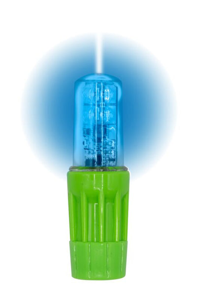 Warning Whip Replacement Light For Use With 1156 Socket - Rocket II - Super Bright - Solid Blue LED - WLFS.4LED.B