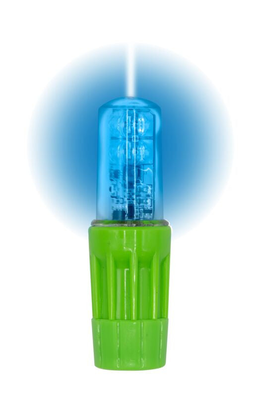 Warning Whip Replacement Light For Use With 1156 Socket - Rocket II - Super Bright - Solid Blue LED - WLFS.4LED.B