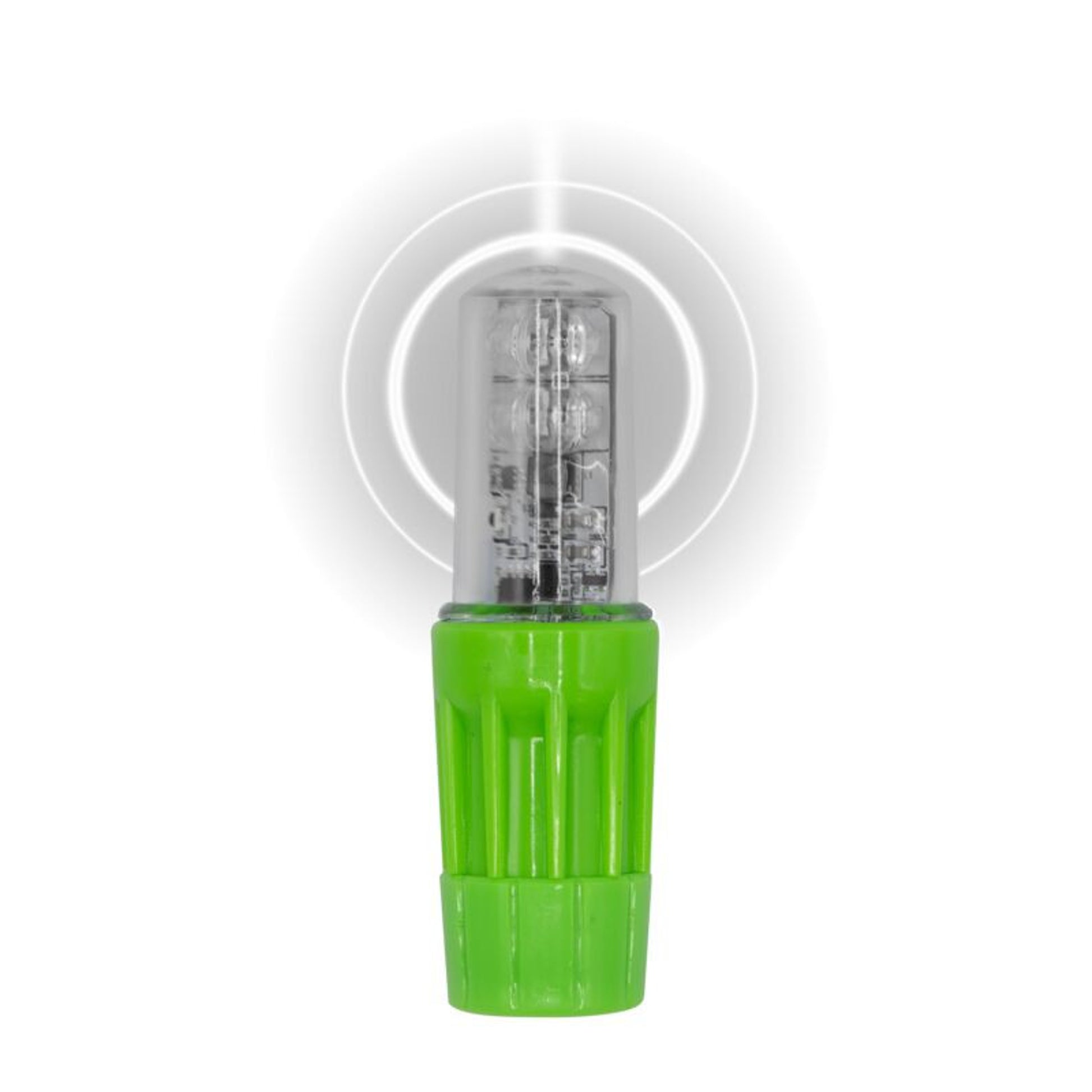 Warning Whip Replacement Light For Use With 1156 Socket - Rocket II - Super Bright - Flashing White LED - WLFS.4LED.WF
