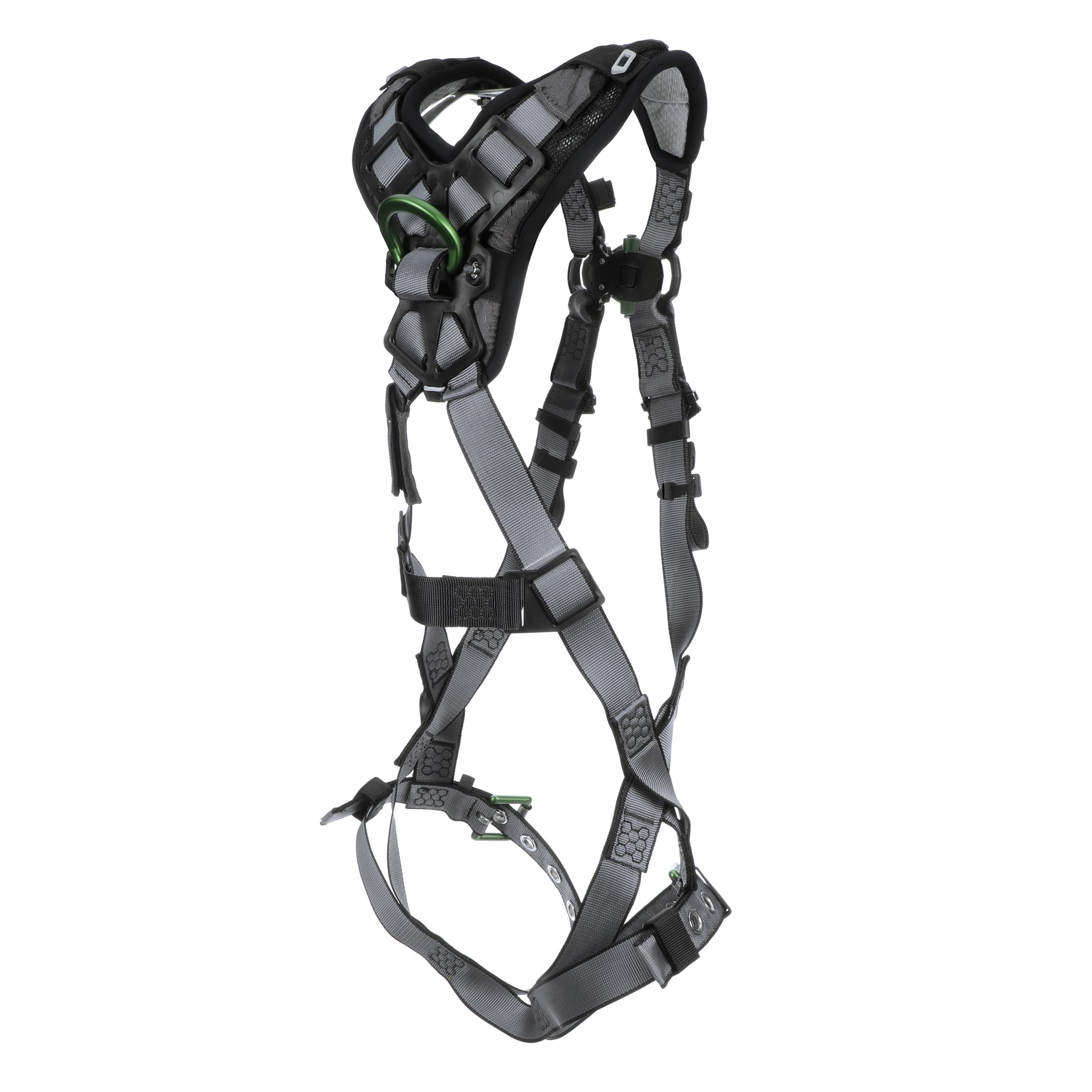 MSA V-FIT Harness w/Back D-Ring - Tongue Buckle Leg Straps - Shoulder & Leg Padding - Standard - 10194977