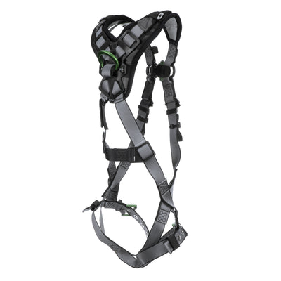 MSA V-FIT Harness w/Back D-Ring - Tongue Buckle Leg Straps - Shoulder & Leg Padding - Standard - 10194977