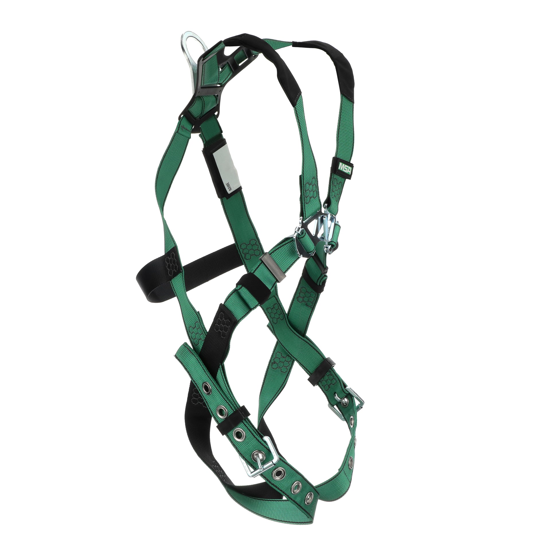 MSA V-FORM Harness w/Back D-Ring - Tongue Buckle Leg Straps - Extra Small - 10196702