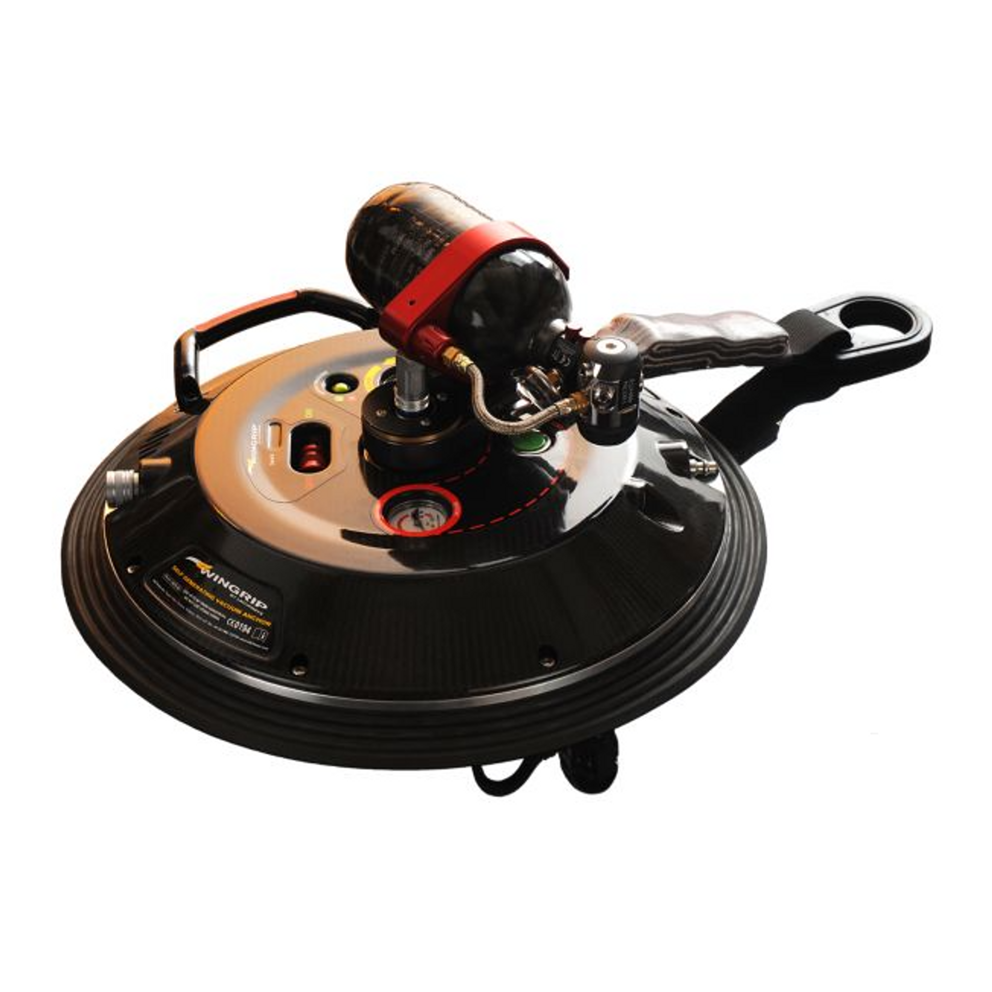 MSA WinGrip Portable Vacuum Anchor System Intrinsically Safe - Lightweight Fall Protection Solution for Aircraft Maintenance at Height
