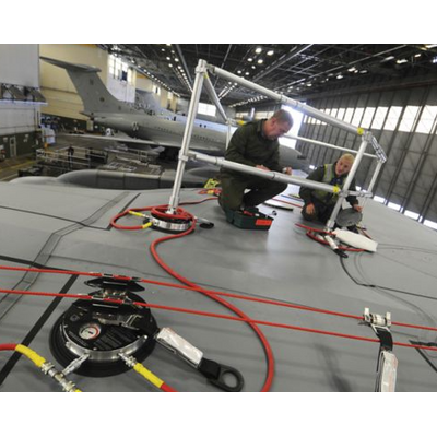 MSA WinGrip Portable Vacuum Anchor System Intrinsically Safe - Lightweight Fall Protection Solution for Aircraft Maintenance at Height