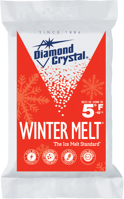 Diamond Crystal 50lbs Sodium Chloride Ice Melt Pellets - 1/Bag