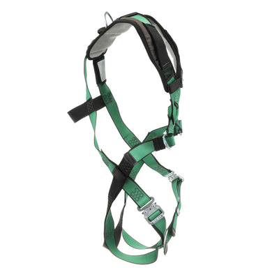 MSA V-FORM+ Harness w/Back D-Ring - Quick Connect Leg Straps - Super Extra Large - 10206103