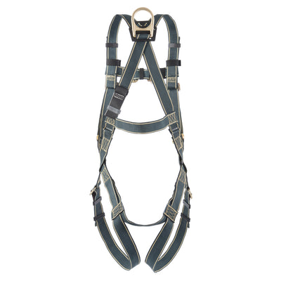 MSA Gravity Suspension Harness w/Back, Front, Belly, & Side D-Rings - Lumbar, Shoulder & Leg Padding - Small - 10150456