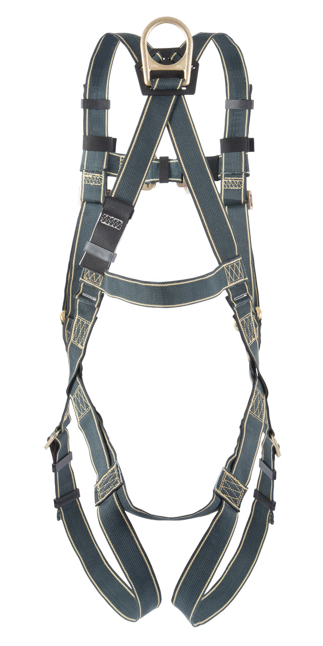 MSA Gravity Suspension Harness w/Back, Front, Belly, & Side D-Rings - Lumbar, Shoulder & Leg Padding - Small - 10150453