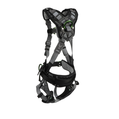MSA V-FIT Construction Harness w/Back & Side D-Rings - Quick-Connect Leg Straps - Shoulder & Leg Padding - Super Extra Large - 10195167