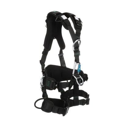 MSA Gravity Suspension Harness w/Back, Front, Belly, & Side D-Rings - Lumbar, Shoulder & Leg Padding - Large - 10150458