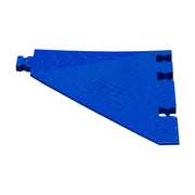 Cable Protector - Yellow Jacket - 5-Ch - 1.25" Ams - ADA - Female Barrier Free Ramp - Blue - WSA-125-BFF-BLU
