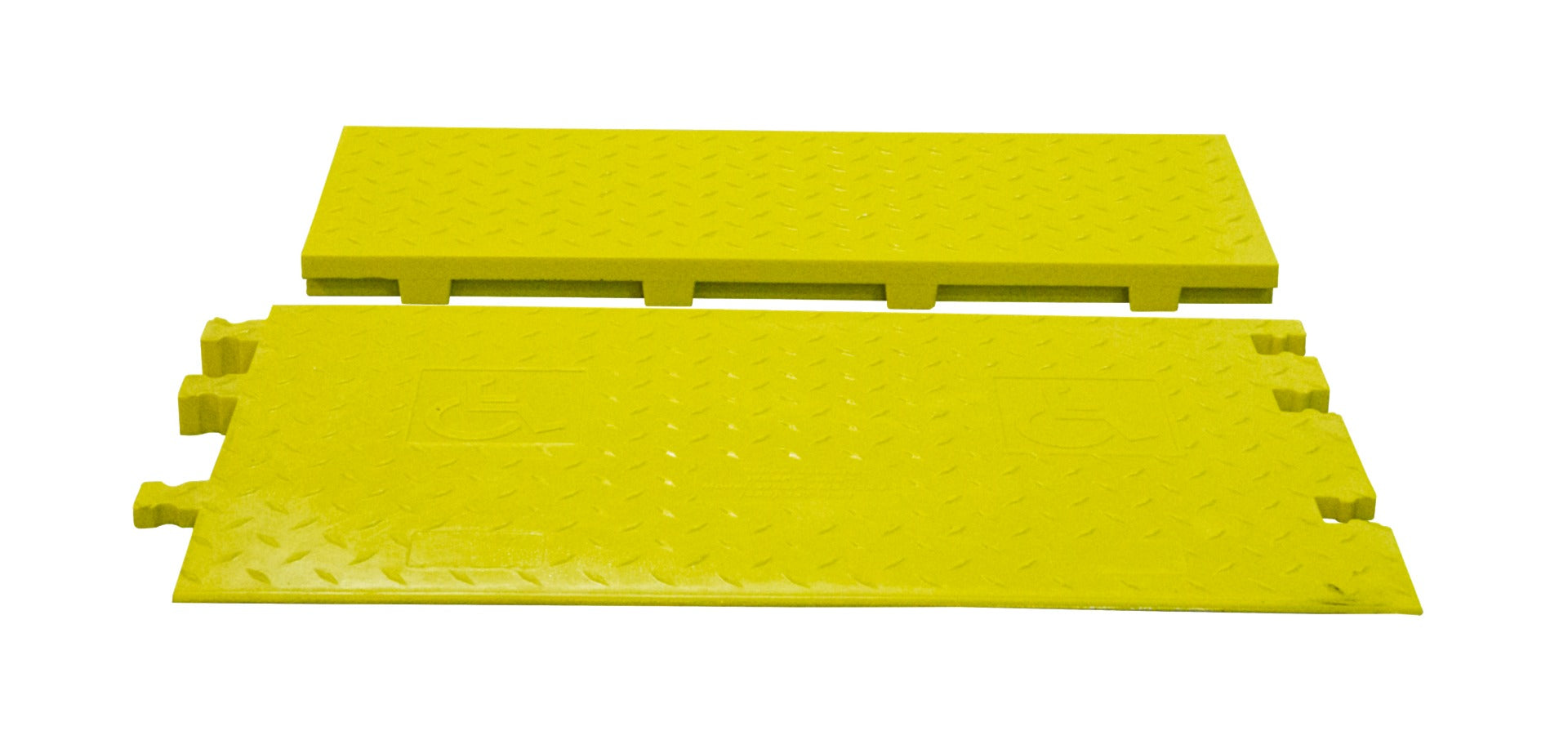 Cable Protector - Yellow Jacket - 3-Ch - 2.25" - Ams - ADA - Female Ramp - Yellow - WSA-225-RFAH-DY