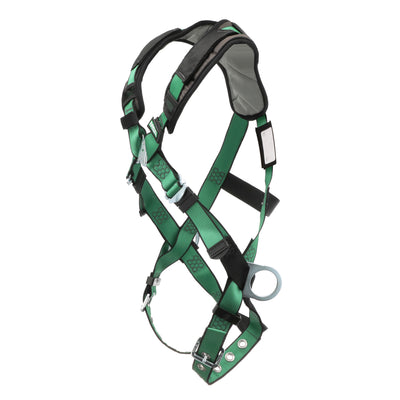 MSA V-FORM+ Harness w/Back & Side D-Rings - Tongue Buckle Leg Straps - Standard - 10206089