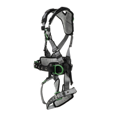 MSA V-FIT Construction Harness w/Back & Side D-Rings - Tongue Buckle Leg Straps - Shoulder & Leg Padding - Standard - 10195181