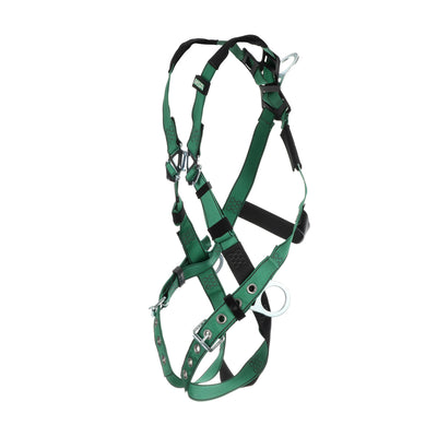 MSA V-FORM Harness w/Back & Side D-Rings - Tongue Buckle Leg Straps - Standard - 10197215