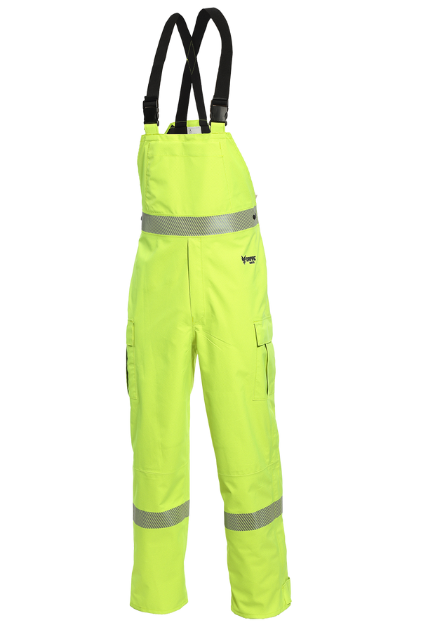 DRIFIRE HYDROflash Hi-Vis FR Rain Bib Class E - HYDROFLASHB-Y