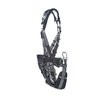 MSA V-FIT Tower Harness w/Back, Front & Side D-Rings - Quick-Connect Leg and Belt Straps - Shoulder & Leg Padding - Standard - 10218048