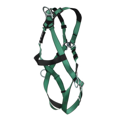 MSA V-FORM Harness w/Back & Side D-Rings - Qwik-Fit Leg Straps - Extra Large - 10197231