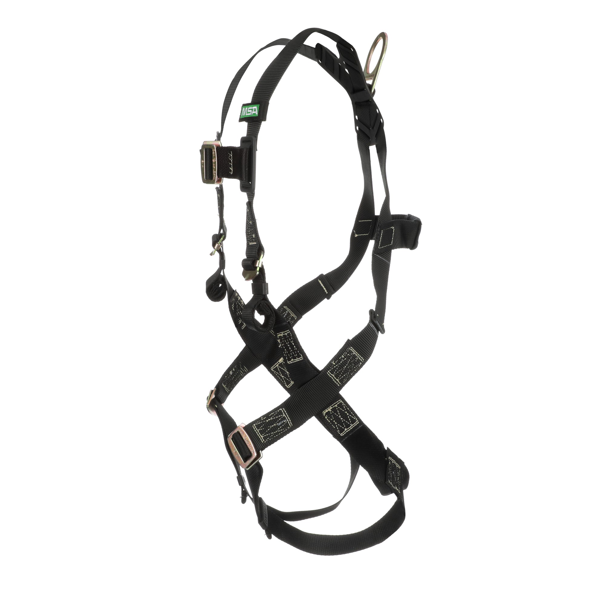 MSA Workman Arc Flash Vest-Style Harness w/Back D-Ring - Tongue Buckle leg straps - Standard (STD) - 10152637