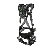 MSA V-FIT Construction Harness w/Back & Side D-Rings - Quick-Connect Leg Straps - Shoulder & Leg Padding - Super Extra Large - 10195167