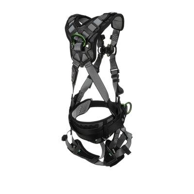 MSA V-FIT Construction Harness w/Back & Side D-Rings - Quick-Connect Leg Straps - Shoulder & Leg Padding - Super Extra Large - 10195167