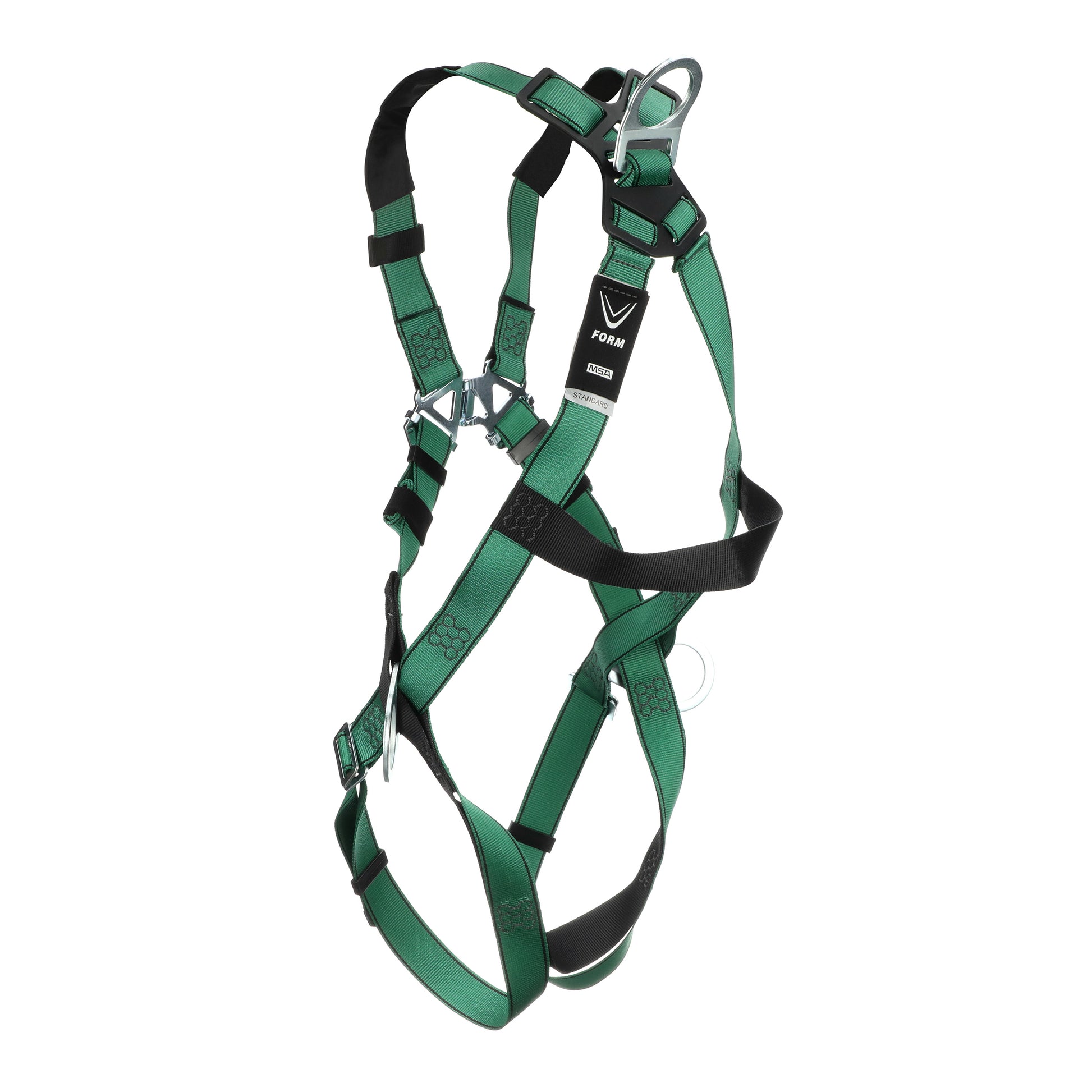 MSA V-FORM Harness w/Back & Side D-Rings - Qwik-Fit Leg Straps - Extra Small - 10197199