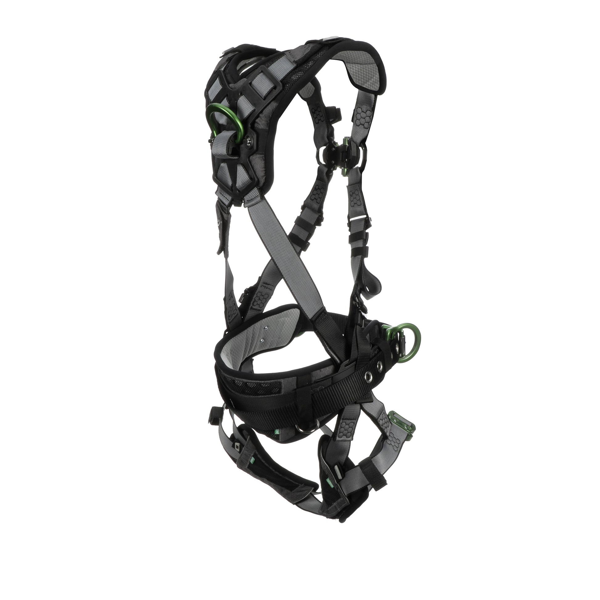 MSA V-FIT Construction Harness w/Back & Side D-Rings - Quick-Connect Leg Straps - Shoulder & Leg Padding - Extra Small - 10195164