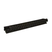 Cable Protector - Yellow Jacket - 3-Ch - 2.25" - Ams - Female Ramp - Dog Bone - Black - YJ3-225-AMS-F-B