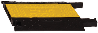 Cable Protector - Yellow Jacket - 5-Ch - 1.25" - Ams - Male Interconnect - Yellow/Black - 65 - 200 Lb Load - YJ5I-125-M-Y/B