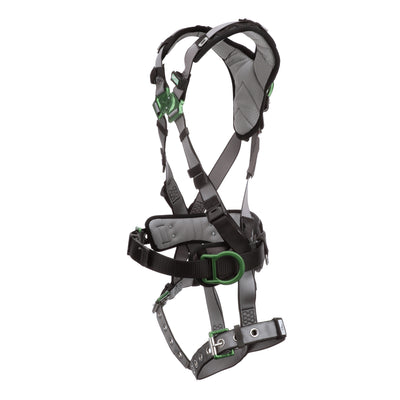 MSA V-FIT Construction Harness w/Back & Side D-Rings - Tongue Buckle Leg Straps - Shoulder Padding - Extra Small - 10195148