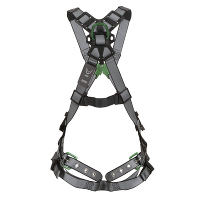 MSA V-FIT Harness w/Back D-Ring - Tongue Buckle Leg Straps - Standard - 10195092