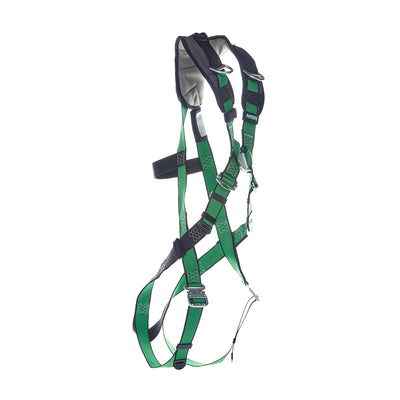 MSA V-FORM+ Harness w/Back, Front & Side D-Rings - Tongue Buckle Leg Straps - Standard - 10206137