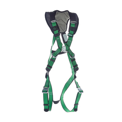 MSA V-FORM+ Harness w/Back, Front & Side D-Rings - Tongue Buckle Leg Straps - Standard - 10206137