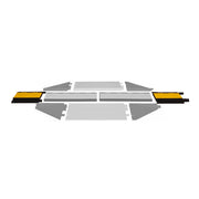 Cable Protector - Yellow Jacket - 5-Ch - 1.25" - Ams - Female Interconnect - Yellow/Black - 65 - 200 Lb Load - YJ5I-125-F-Y/B