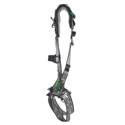 MSA V-FIT Harness w/Back, Side and Shoulder D-Rings - Tongue Buckle Leg Straps - Shoulder Padding - Standard - 10194941