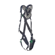 MSA V-FLEX Harness w/Back & Front D-Rings - Quick Connect Leg Straps - Extra Small - 10211316