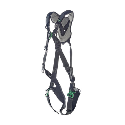 MSA V-FLEX Harness w/Back & Front D-Rings - Quick Connect Leg Straps - Extra Small - 10211316
