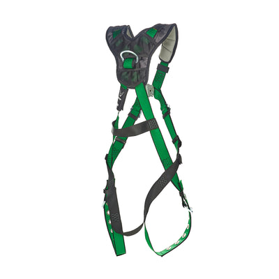 MSA V-FORM+ Harness w/Back D-Ring - Tongue Buckle Leg Straps - Super Extra Large - 10206087