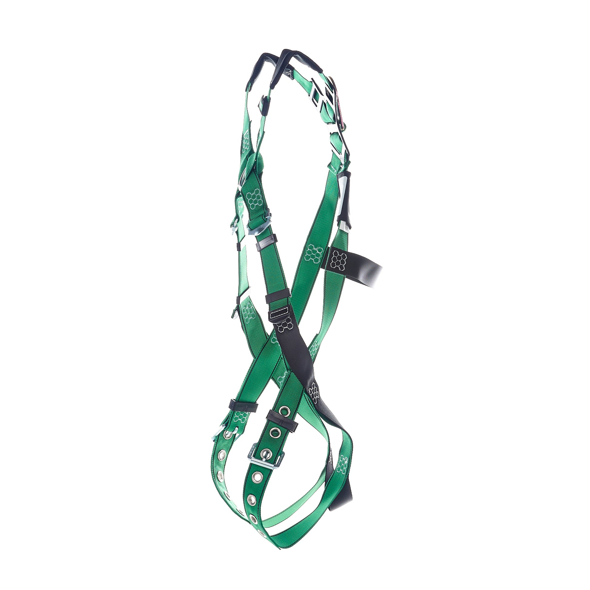 MSA V-FORM Harness w/Back & Front D-Rings - Tongue Buckle Leg Straps Quick Connect Chest Buckle - Extra Small - 10206065