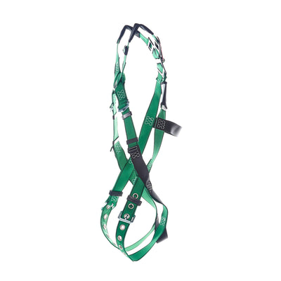 MSA V-FORM Harness w/Back & Front D-Rings - Tongue Buckle Leg Straps Quick Connect Chest Buckle - Extra Small - 10206065