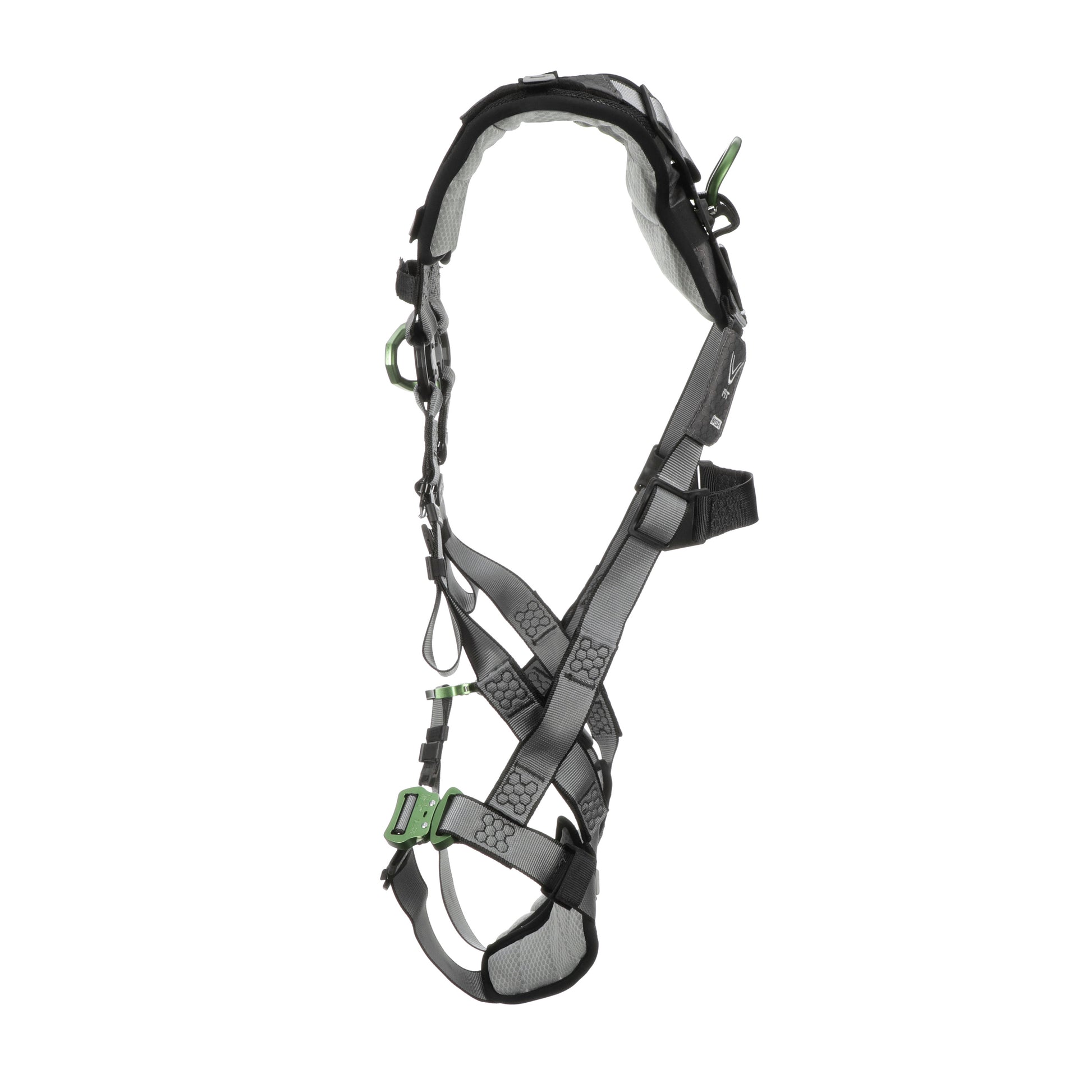 MSA V-FIT Harness w/Back D-Ring - Quick-Connect Leg Straps - Shoulder & Leg Padding - Extra Small - 10194944