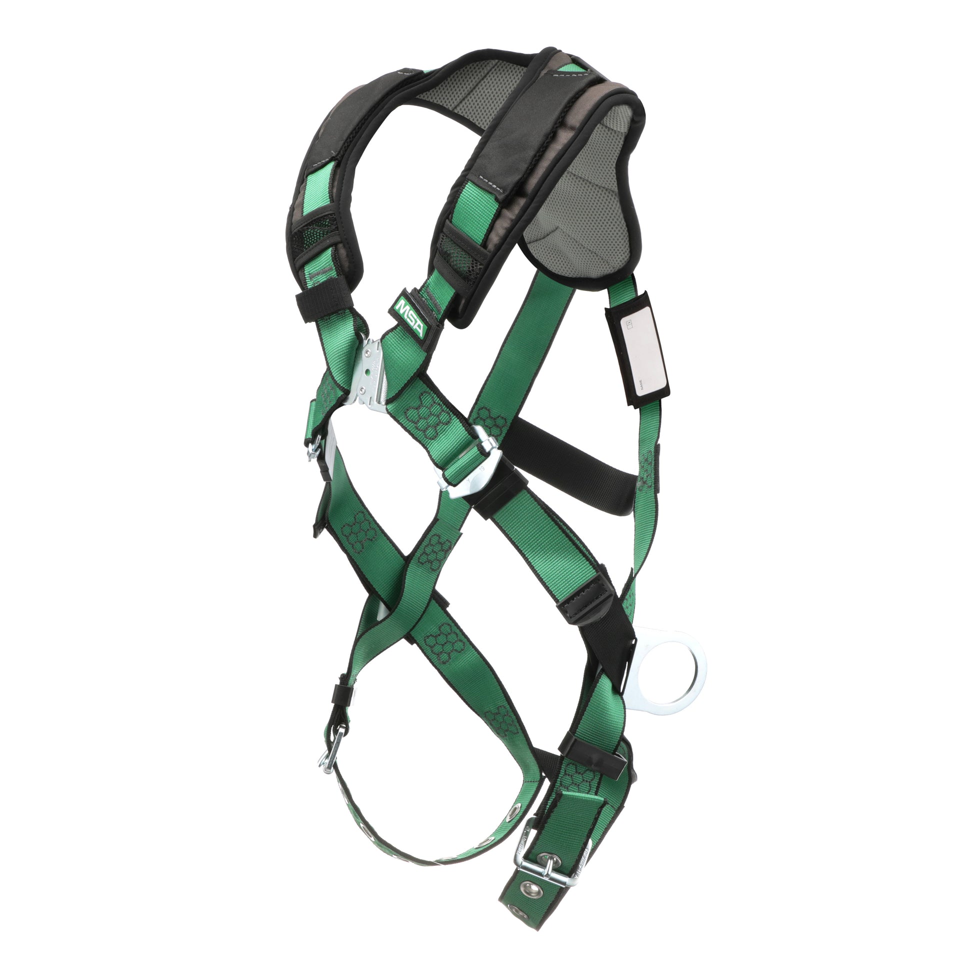 MSA V-FORM+ Harness w/Back & Side D-Rings - Tongue Buckle Leg Straps - Super Extra Large - 10206091