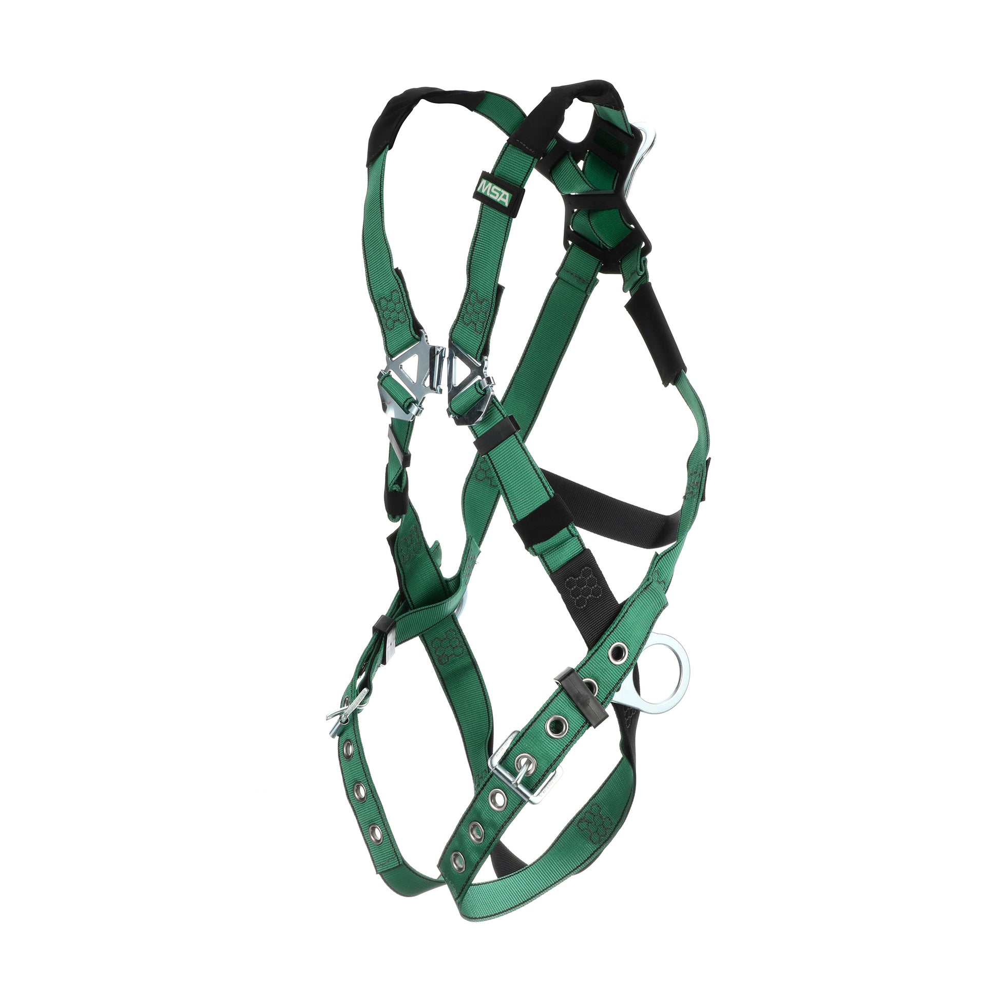MSA V-FORM Harness w/Back & Side D-Rings - Tongue Buckle Leg Straps - Standard - 10197215