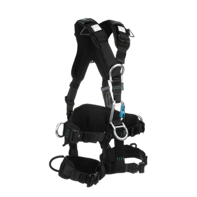 MSA Gravity Suspension Harness w/Back, Front, Belly, & Side D-Rings - Lumbar, Shoulder & Leg Padding - Large - 10150458