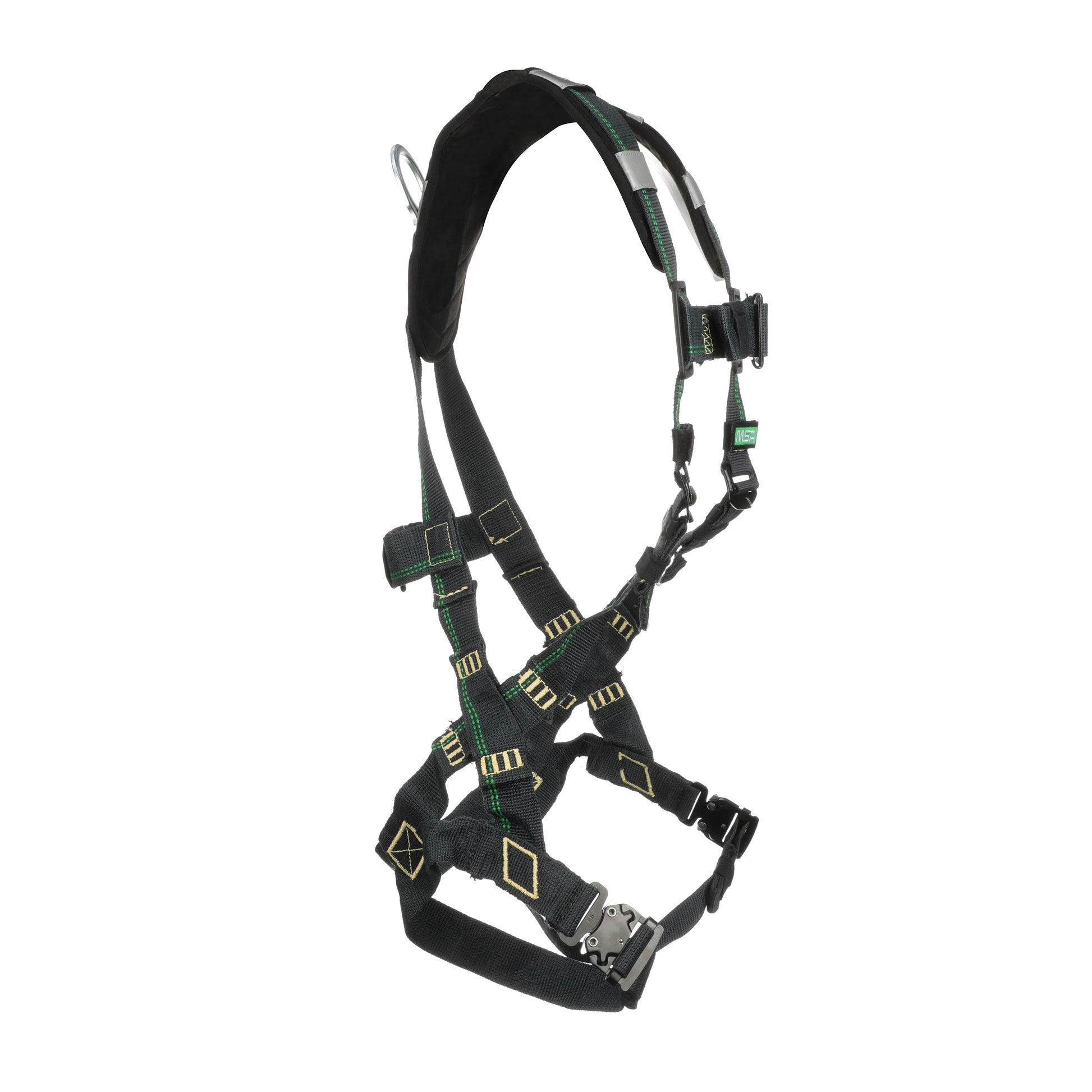MSA EVOTECH Arc Flash Harness w/Back D-Ring - Quick-Connect leg straps - Shoulder Padding - X-Small (XSM) - 10150143