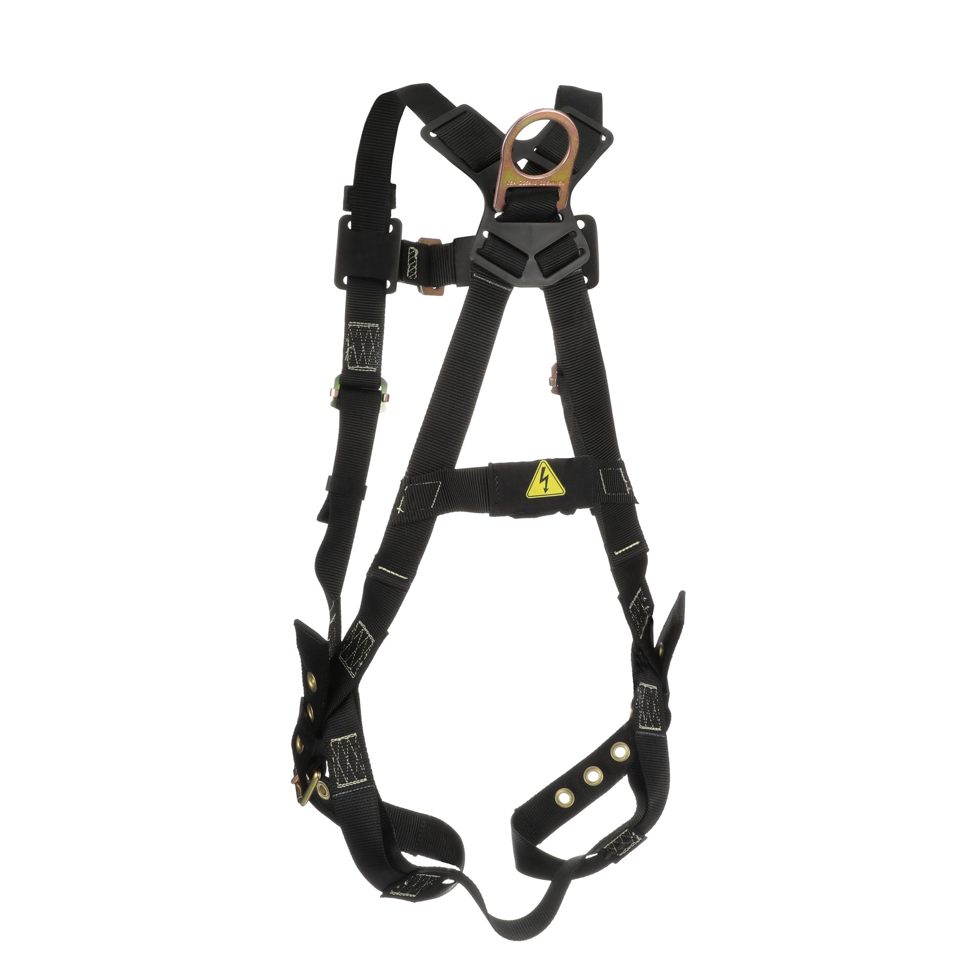 MSA Workman Arc Flash Vest-Style Harness w/Back D-Ring - Qwik-Fit leg straps - Standard (STD) - 10152652