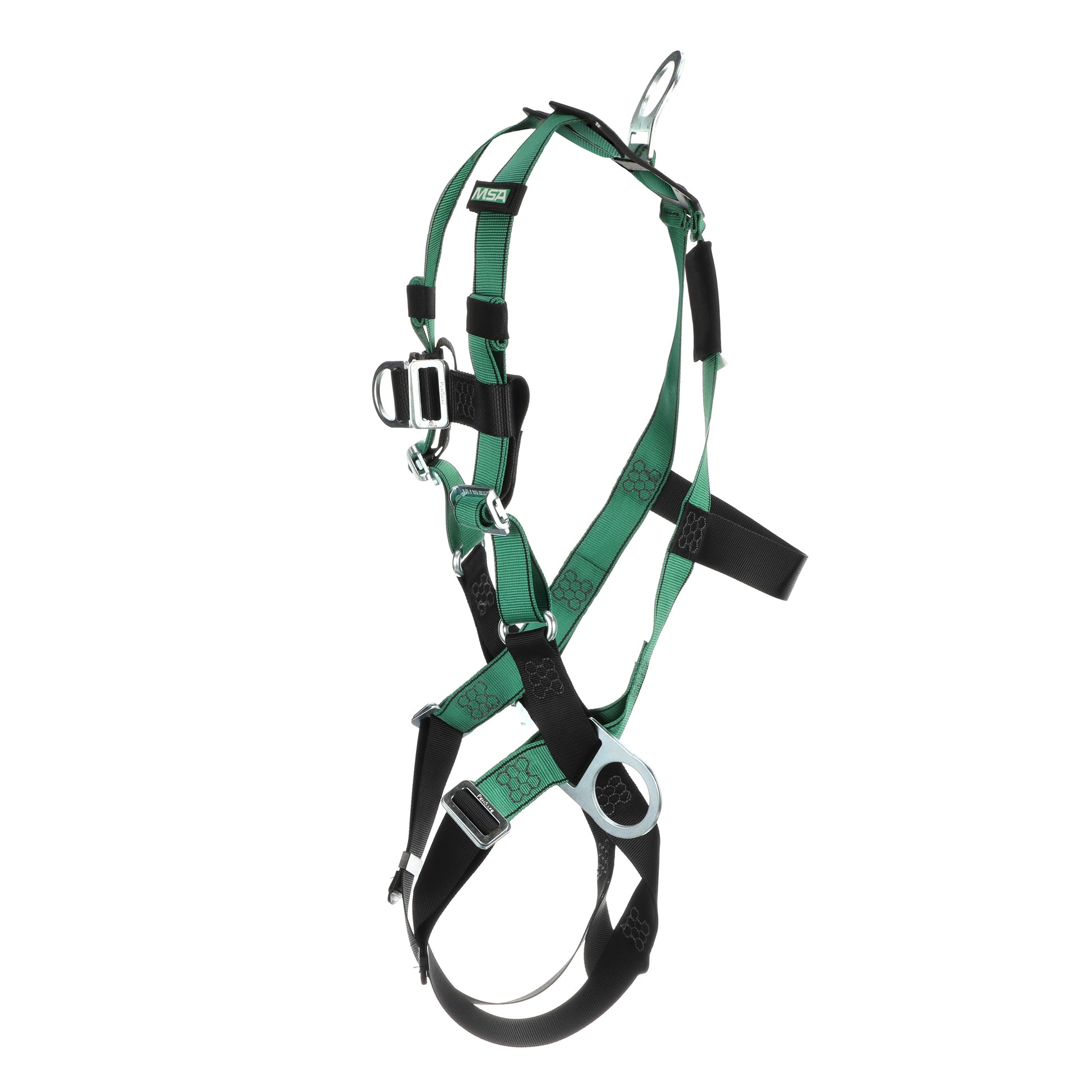 MSA V-FORM Harness w/Back, Front & Side D-Rings - Qwik-Fit Leg Straps - Standard - 10197436