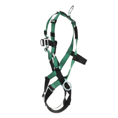 MSA V-FORM Harness w/Back, Front & Side D-Rings - Qwik-Fit Leg Straps - Extra Large - 10197437